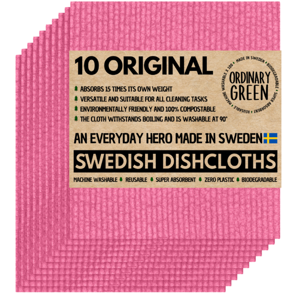 Swedish Dishcloths Barbie Pink (10-PACK)